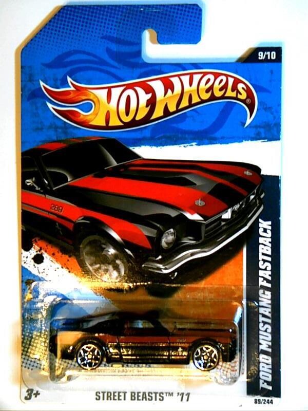 HW-Ford Mustang Fastback-Black