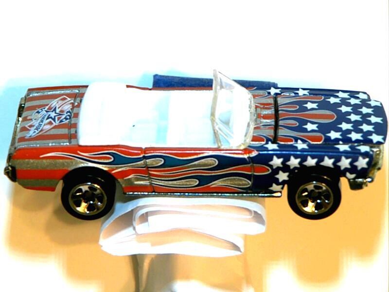 HW-66 Mustang Convertible-Red/White/Blue