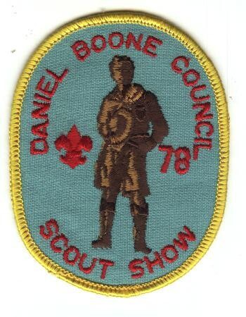 Daniel Boone Council Scout Show Patch