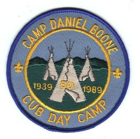 Camp Daniel Boone Cub Scout Day Patch