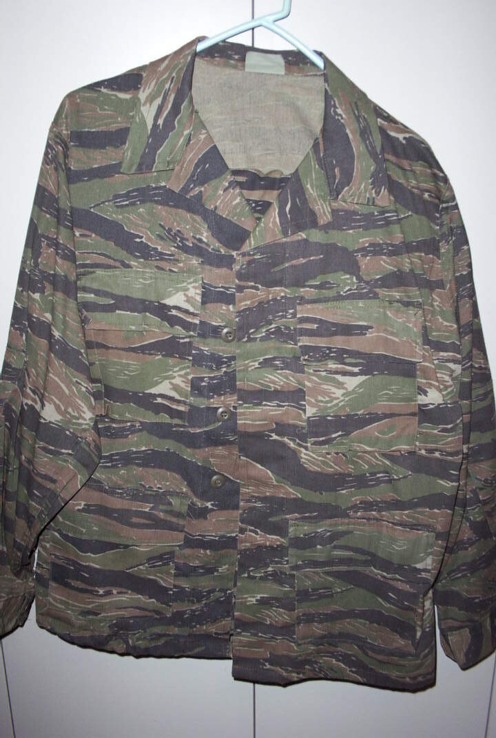 Army BDU Shirt LS-Tiger Stripe