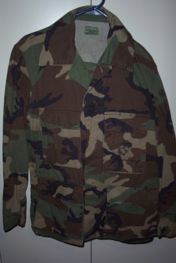 Marine Corps JROTC BDU LS Shirt-Camouflage