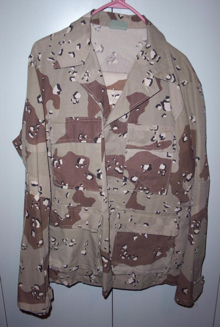 Army BDU Shirt LS-Desert Battle Dress Uniform (DBDU)