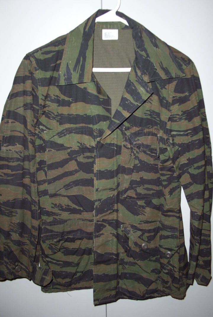 Army BDU Shirt LS-Rip Stop-Tiger Stripe
