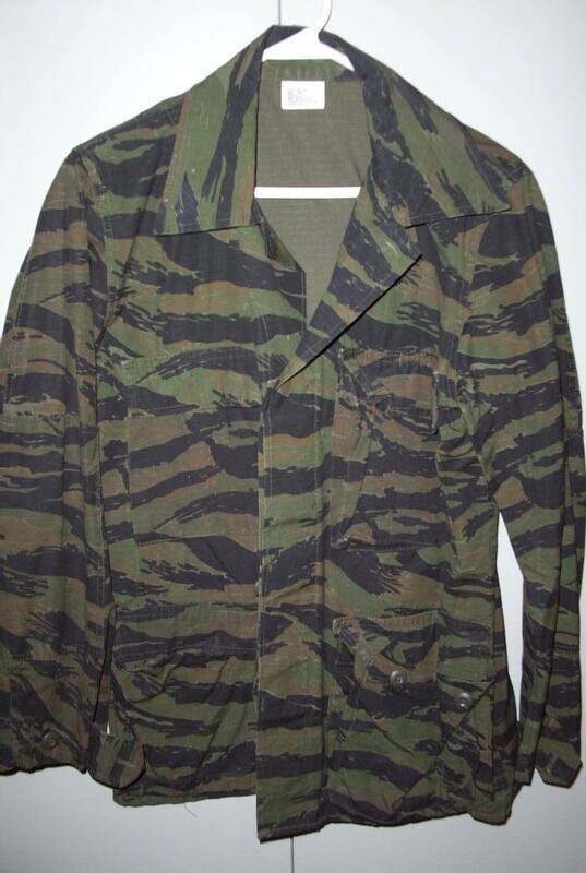 Army BDU Shirt LS-Rip Stop-Tiger Stripe
