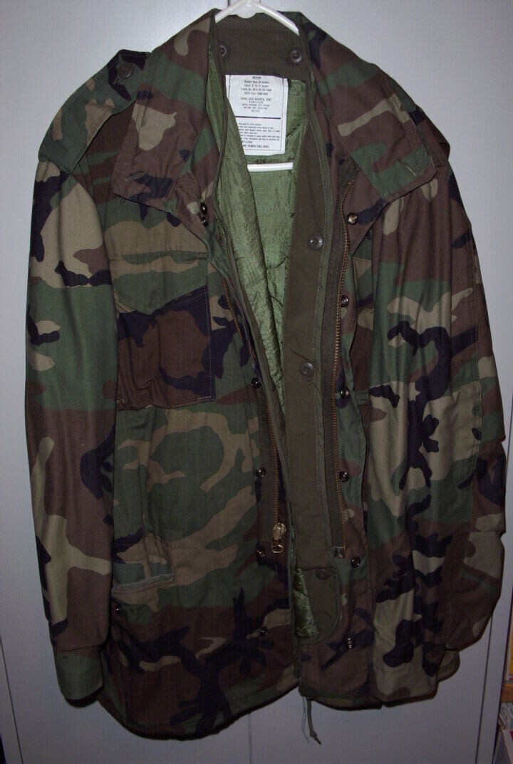 Army M65 Field Jacket-Woodland Camouflage