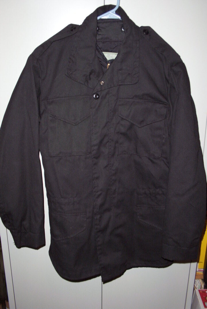 Army M65 Field Jacket-Black