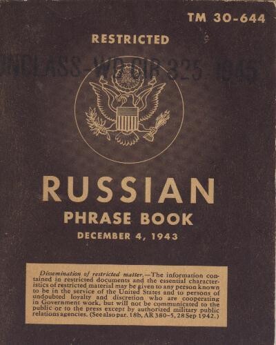 Russian Phrase Book