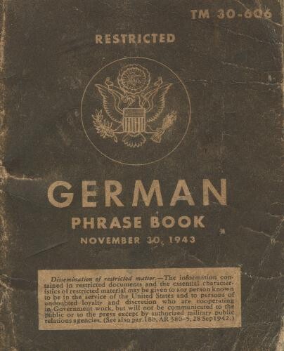 German Phrase Book
