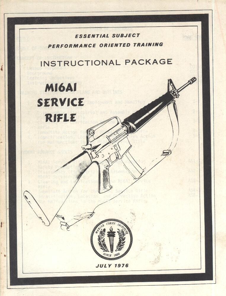 M16A1 Service Manual [Marine]