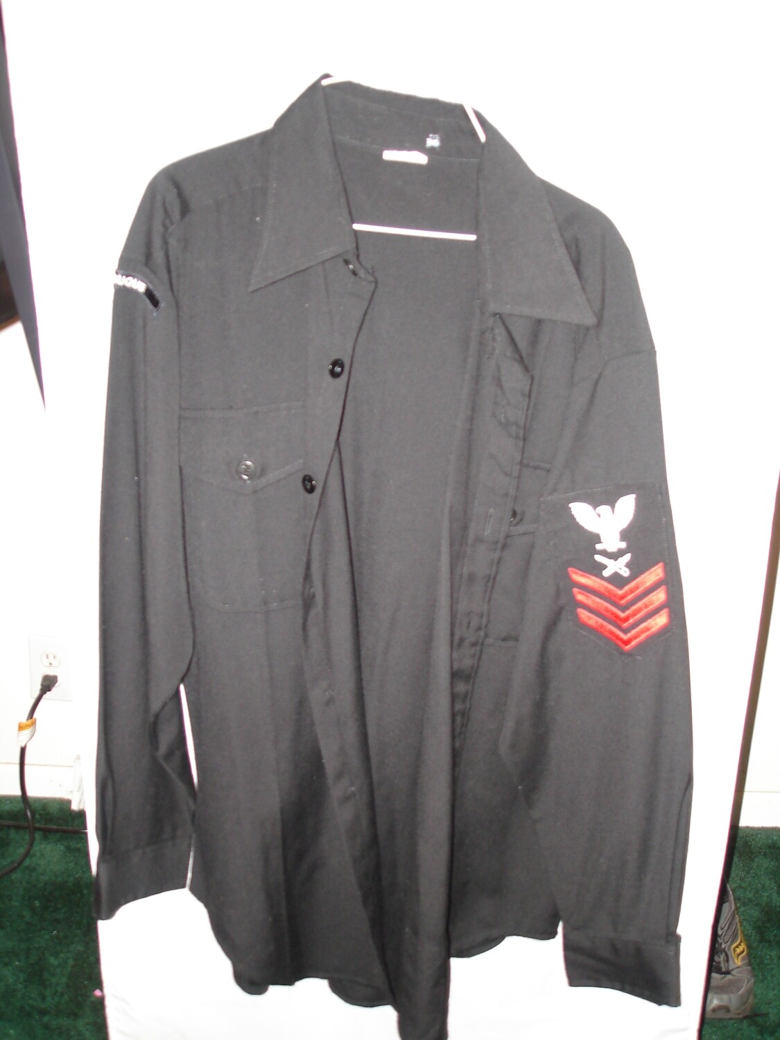 US Navy PO1 &quot;Johnny Cash&quot; Shirt from U.S.S. Dubuque
