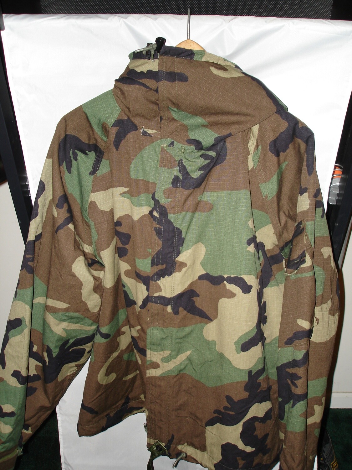 Army Woodland Chemical Jacket w/Hood