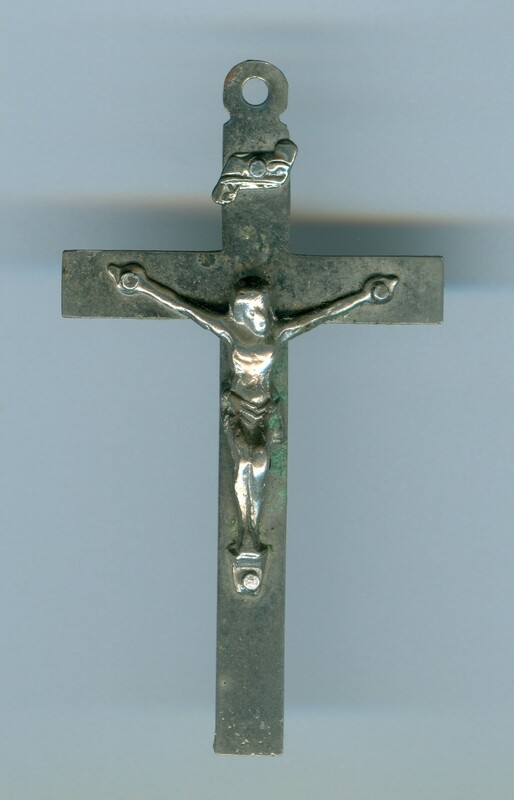 Silver Colored Cross W/Jesus