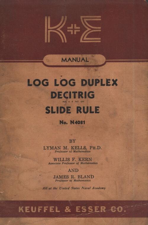 Log Log Duplex-Slide Rule