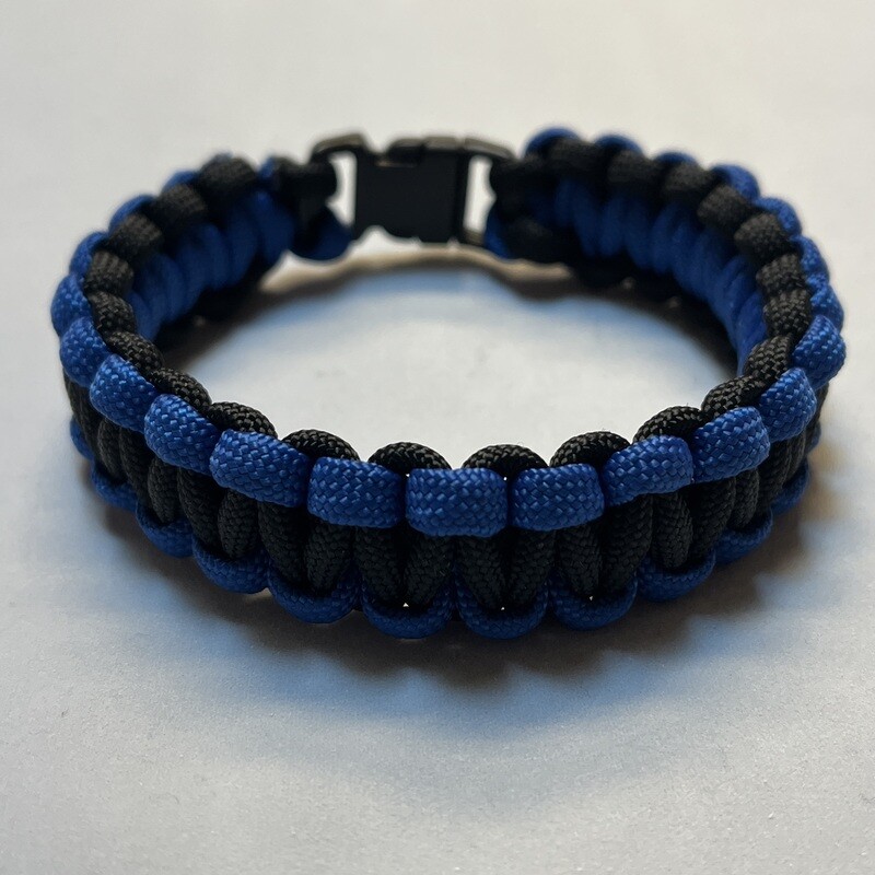 Blue/Black Paracord Bracelet