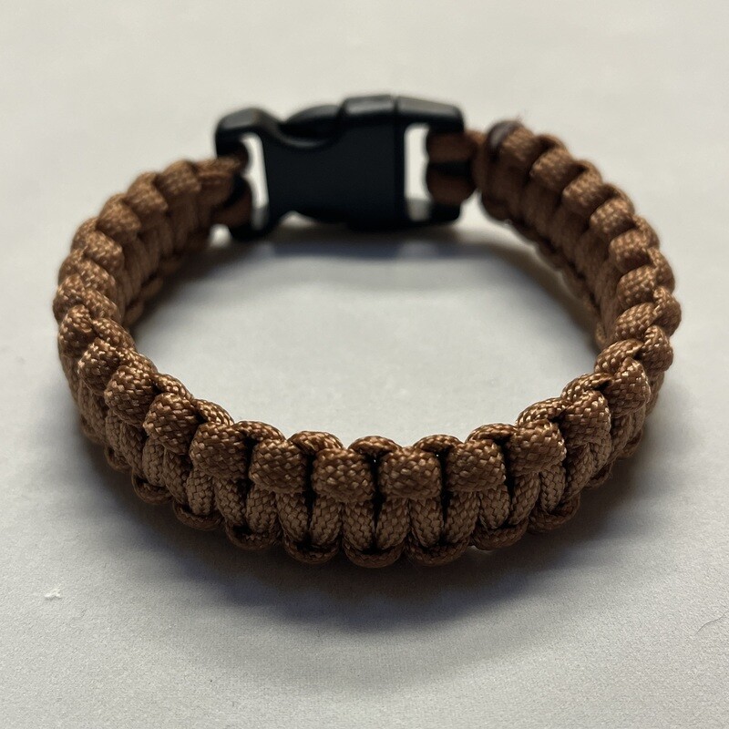 Coyote Brown Paracord Bracelet