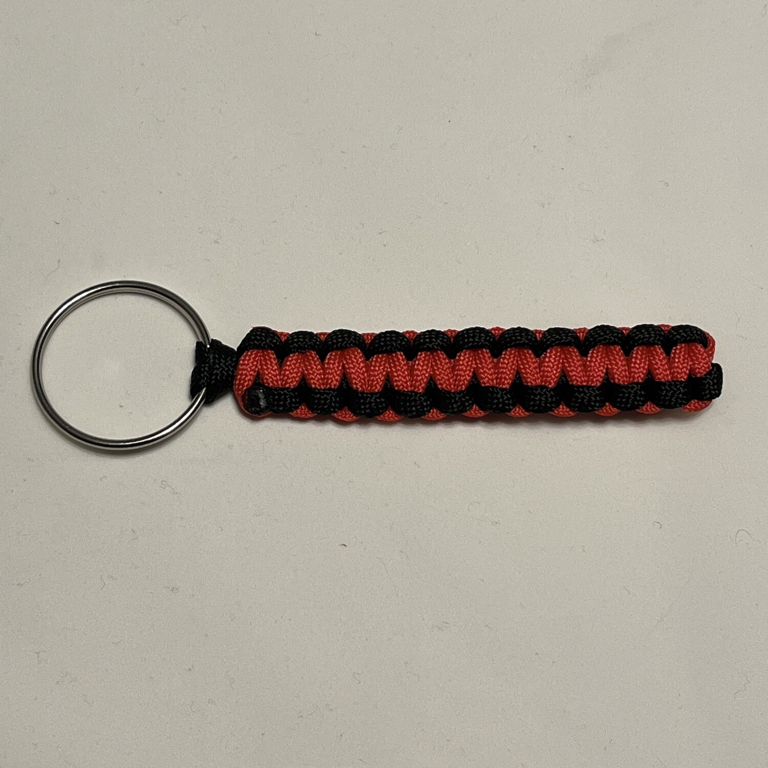 Red/Black Paracord Key Fob