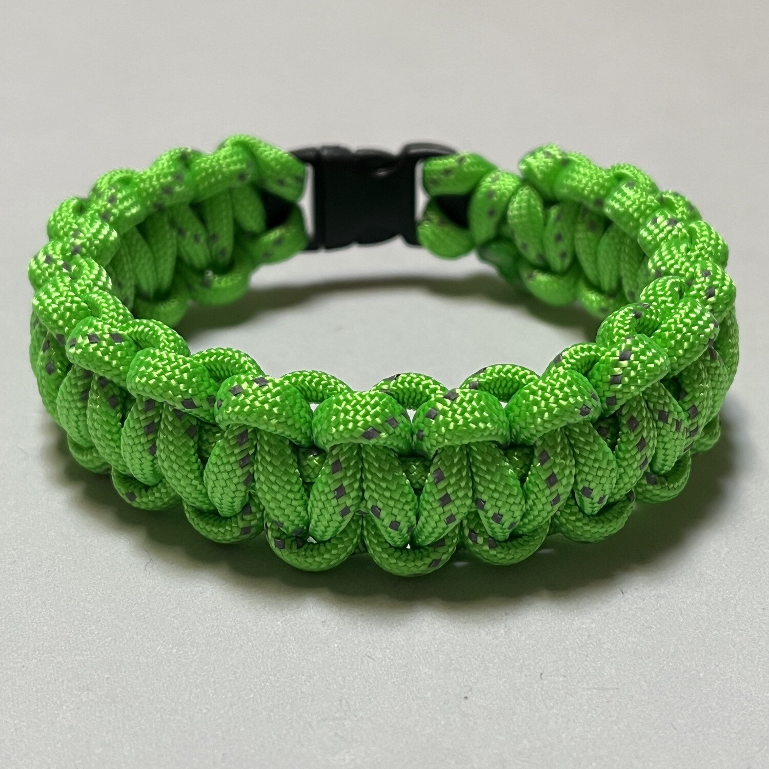 Green Reflective Paracord Bracelet