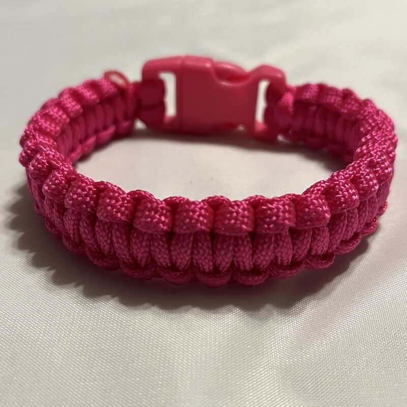 Pink Paracord Bracelet
