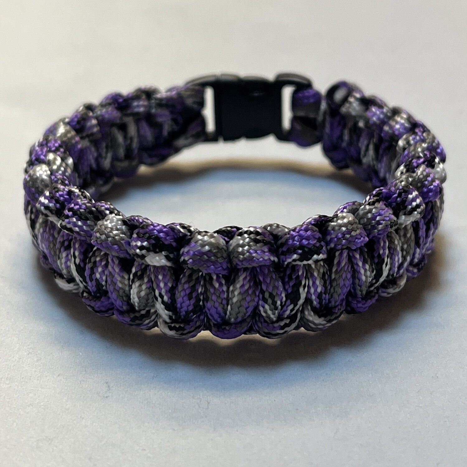 Purple Camouflage Paracord Bracelet
