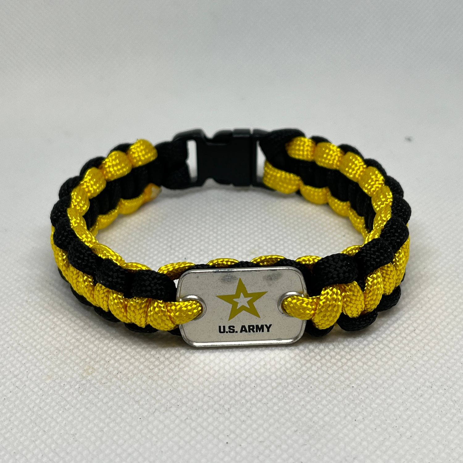 Black/Yellow U.S. Army Paracord Bracelet