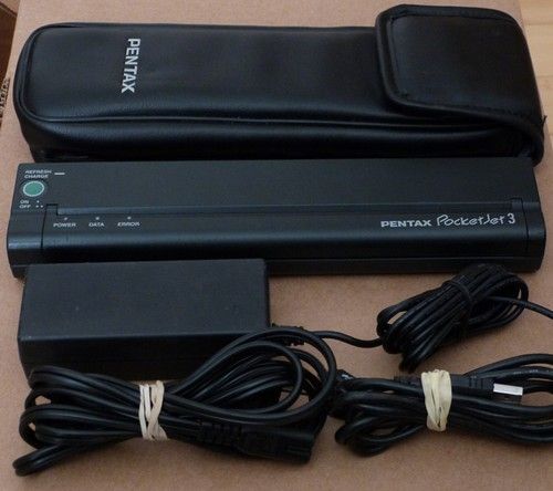 Pentax Pocketjet Printer W/Case