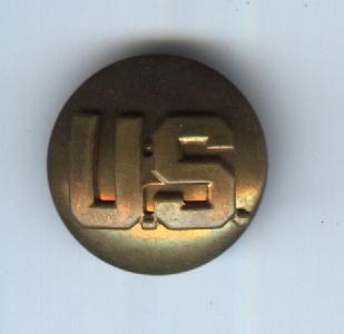 US Army Insignia-2 piece-Bubble-Gold