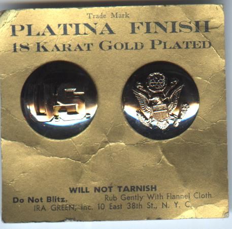 US Army Detached Enlisted-2 piece-Bubble-Silver Set (Ira Green)