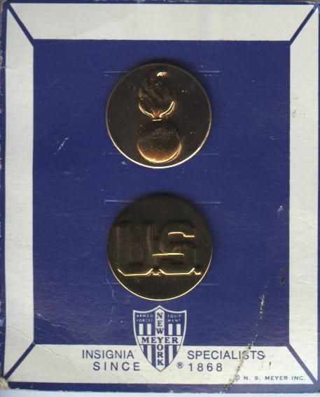 US Army Ordnance Corps-2 piece-Flat-Gold Set (N.S. Meyer)