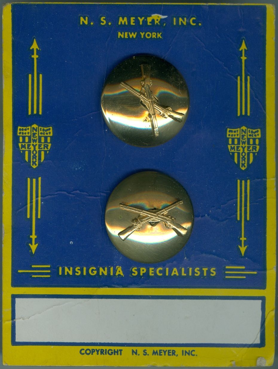 US Army Infantry-2 piece-Bubble-Gold Set (N.S. Meyer)