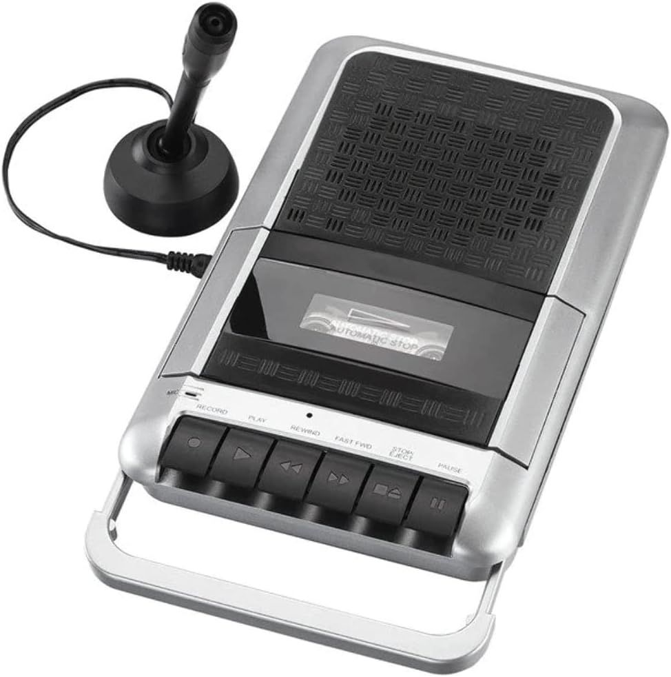 PROSCAN Cassette Player &amp; Recorder with Microphone.