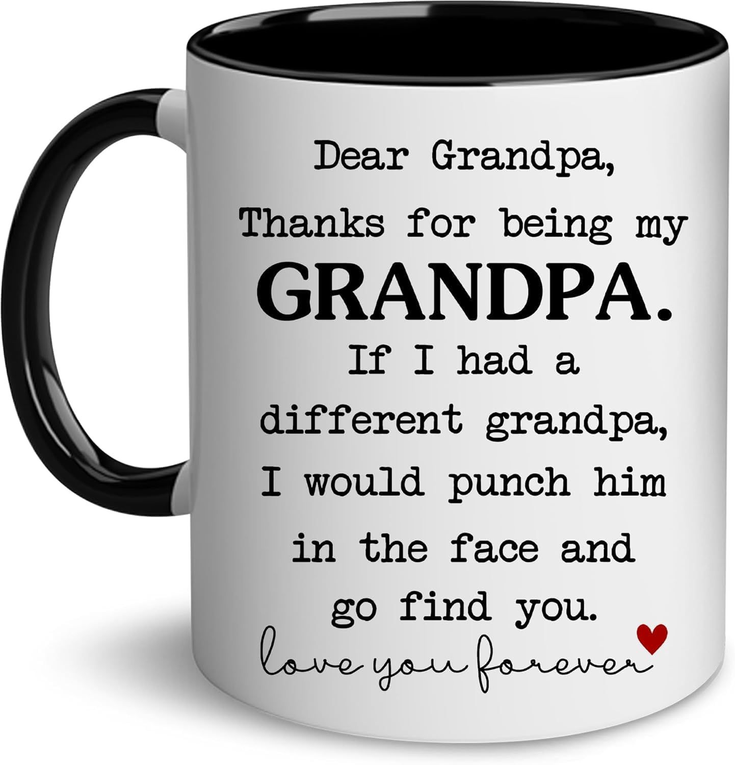 Thanks for Being My Grandpa Coffee Mug