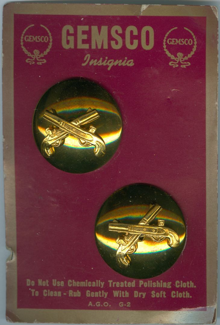 US Army Military Police-2 piece-Bubble-Gold Set (Gemsco)
