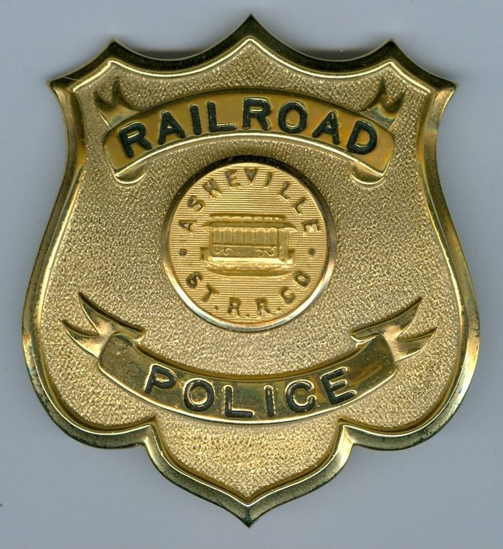 Asheville, NC Railroad Police Badge (Obsolete)