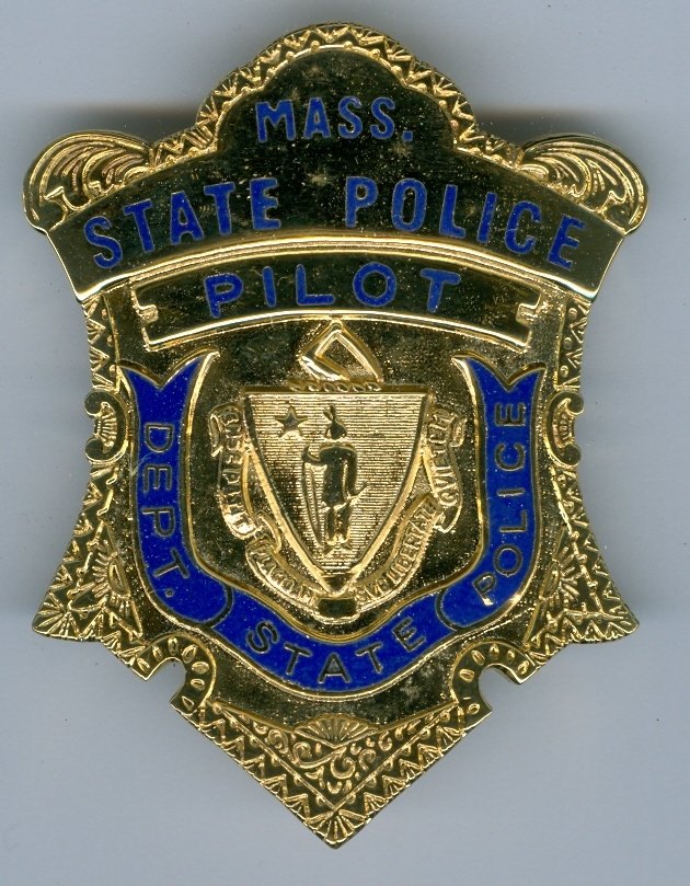 Massachusetts State Police Pilot badge, PB
