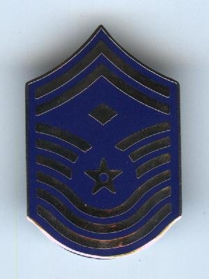 Air Force Chief Master Sergeant w/First Sgt Diamond (Old Style)