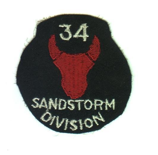 34th Infantry Division-WW1-Felt