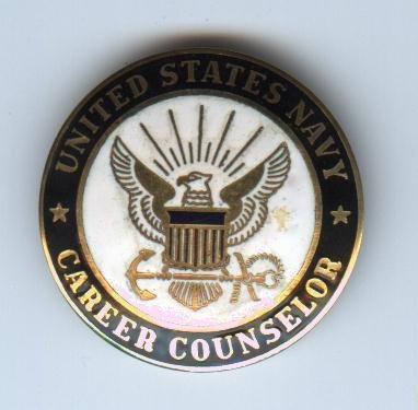 US Navy Career Counselor Breast Badge