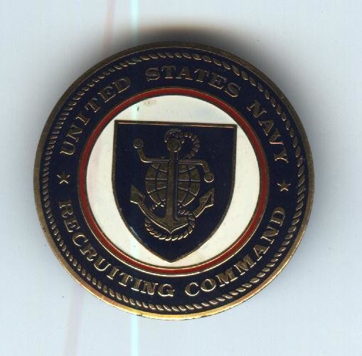 US Navy Recruiting Command Breast Badge