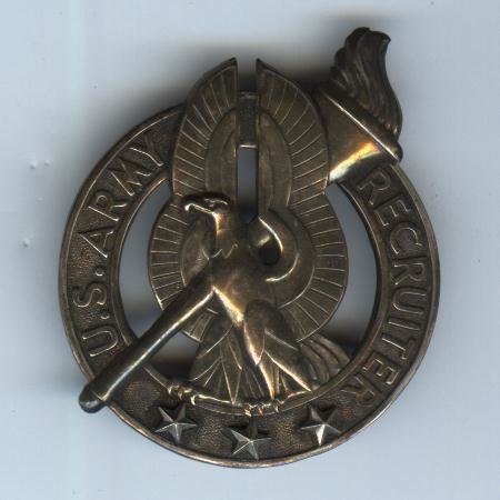 US Army Recruiter Breast Badge