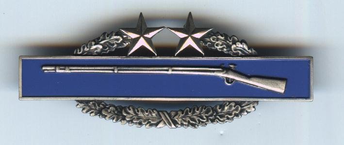 US Army Combat Infantryman Breast Badge-Third Award