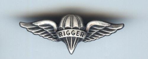 US Army Parachute Rigger Breast Badge