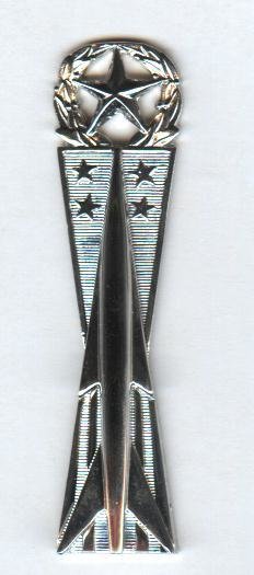 US Air Force Master Missile Badge-Anodized
