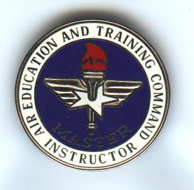 US Air Force Education &amp; Training Command Instructor Master Breast Badge