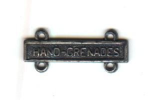 Qualification Bar-Hand Grenades