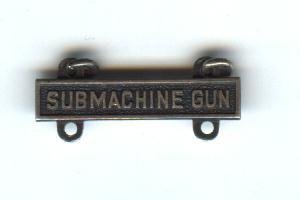 Qualification Bar-Submachine Gun