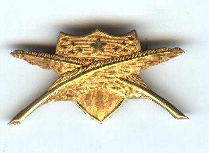 US Army Infantry Field Clerk-WW1-Gold