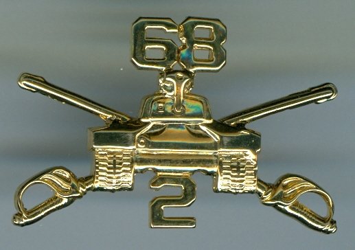 US Army 68/2 Armored Cavalry-Gold