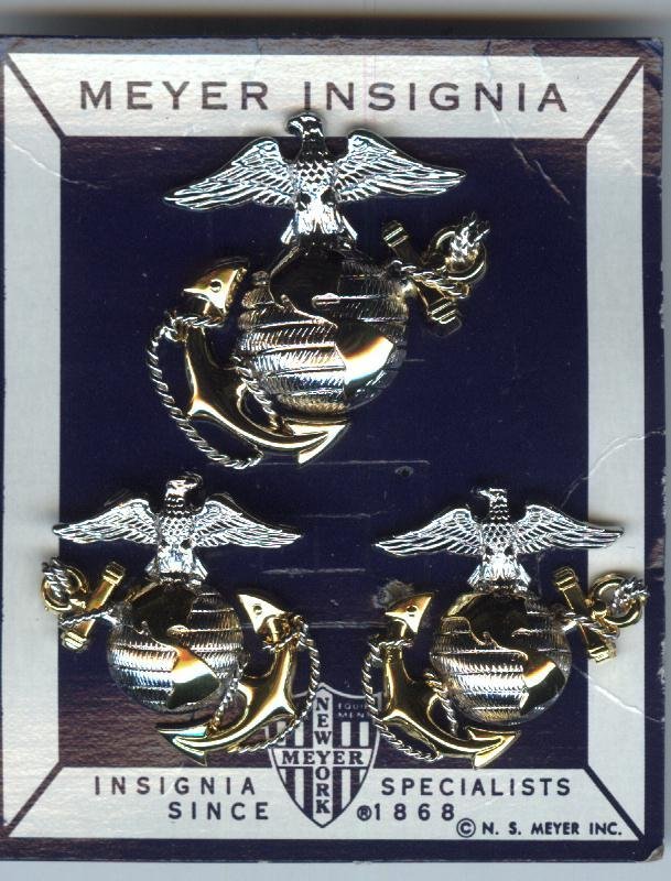 US Marine Corp W/Collar Insignia