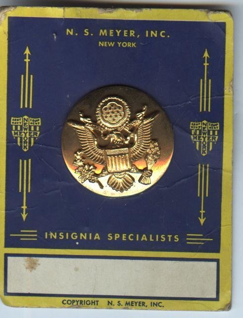 US Army Eagle-Old Style-On Card